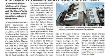Une résidence étudiante de 200 logements à La Métare